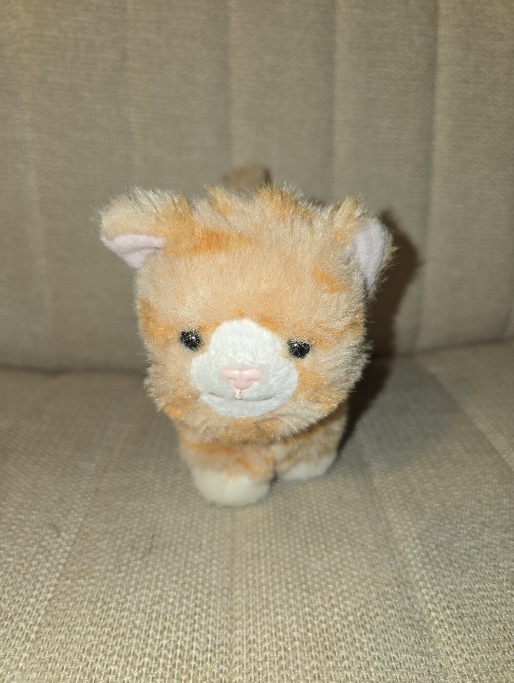 American Girl Orange Stripe Cat Plush Stuffed Animal Tabby Kitten Cute Soft
